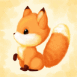 Petit renard de profil