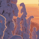 Sapins enneig�s