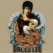 Bruce Lee les bras se croisant