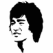 Bruce Lee, son visage stylisé