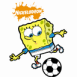 Bob l'Eponge joue au foot