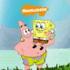 Patrick portant Bob l'Eponge