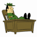 Yogi l'ours: Mr Smith dormant au bureau