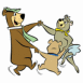 Yogi l'ours: Yogi, Cindy et boubou formant une ronde
