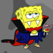 Bob l'Eponge d�guis� en vampire