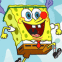 Bob l'Eponge faisant la f�te