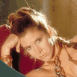 Star Wars: Princesse Leia couch�e sur le c�t�