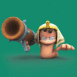 Worms: ver �quip� d'un bazooka