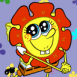 Bob l'Eponge d�guis� en fleur