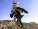 Cascades vertigineuses en moto